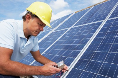 Solaranlagen-Leistungs-Kontrolle